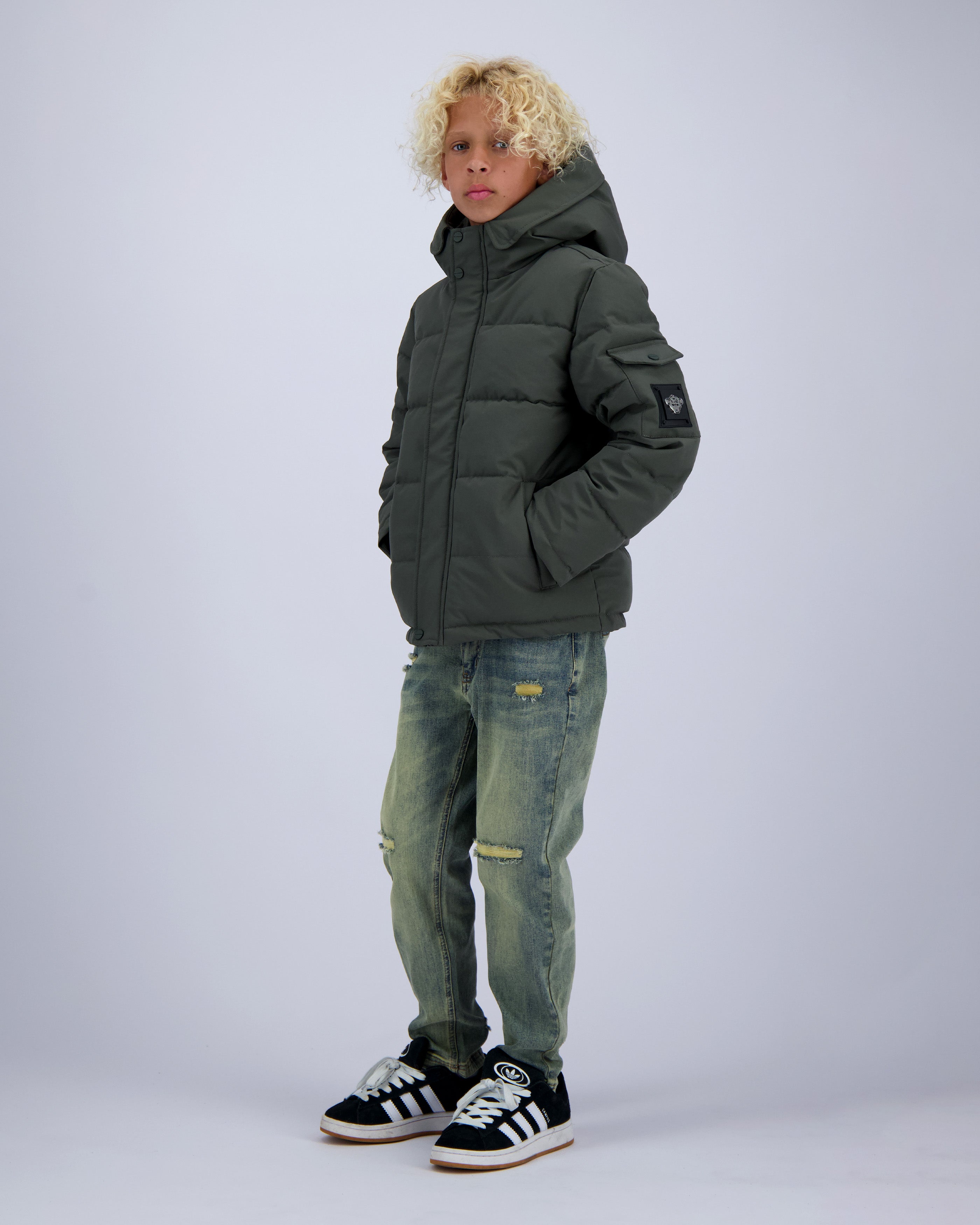 KIDS PLATE JACKET | Green