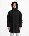 KIDS PLATE PARKA JACKET | Black