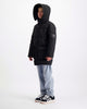 KIDS PLATE PARKA JACKET | Black