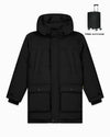 KIDS PLATE PARKA JACKET | Black