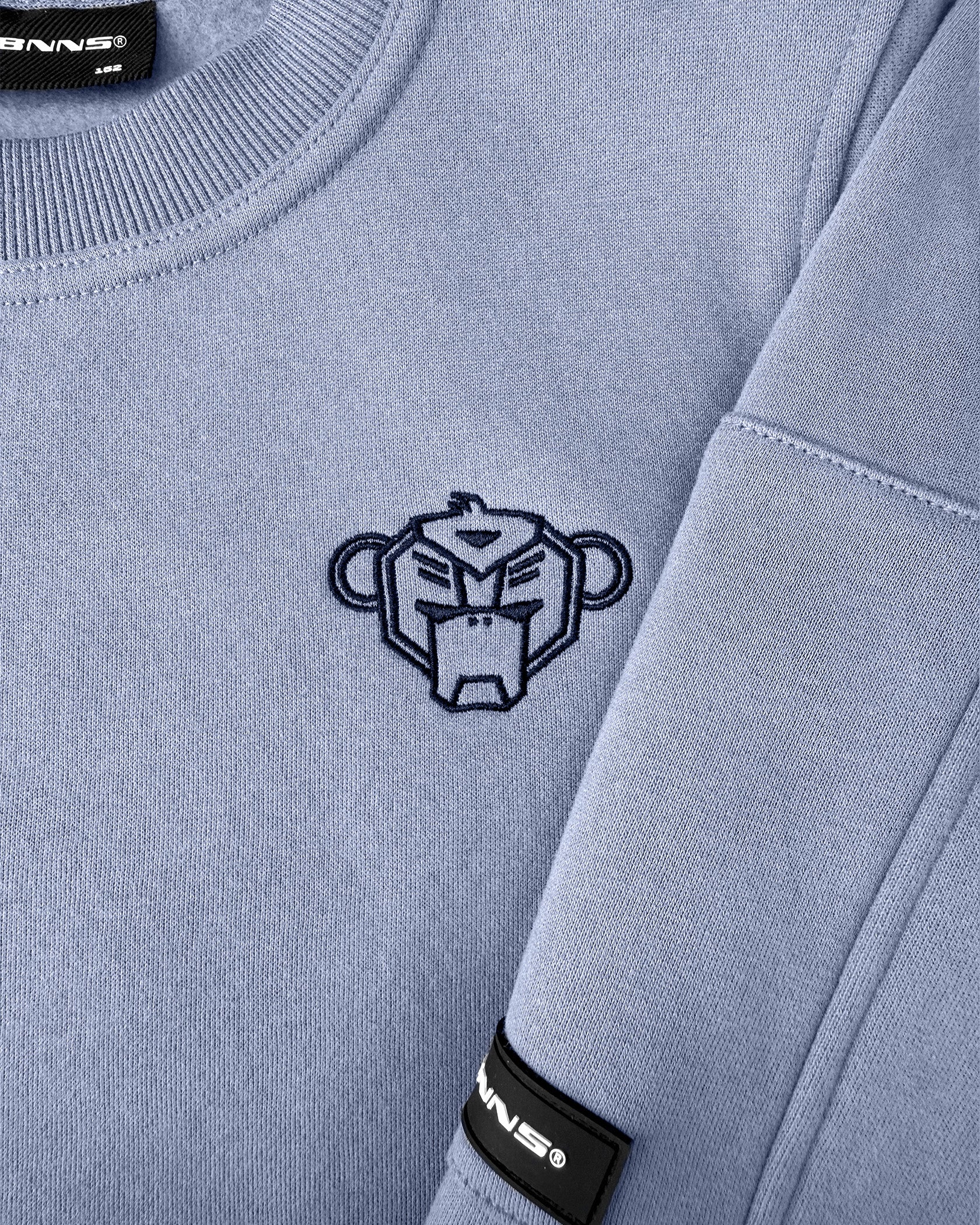 KIDS PLATE SWEATER | Blue