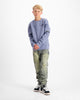 KIDS PLATE SWEATER | Blue