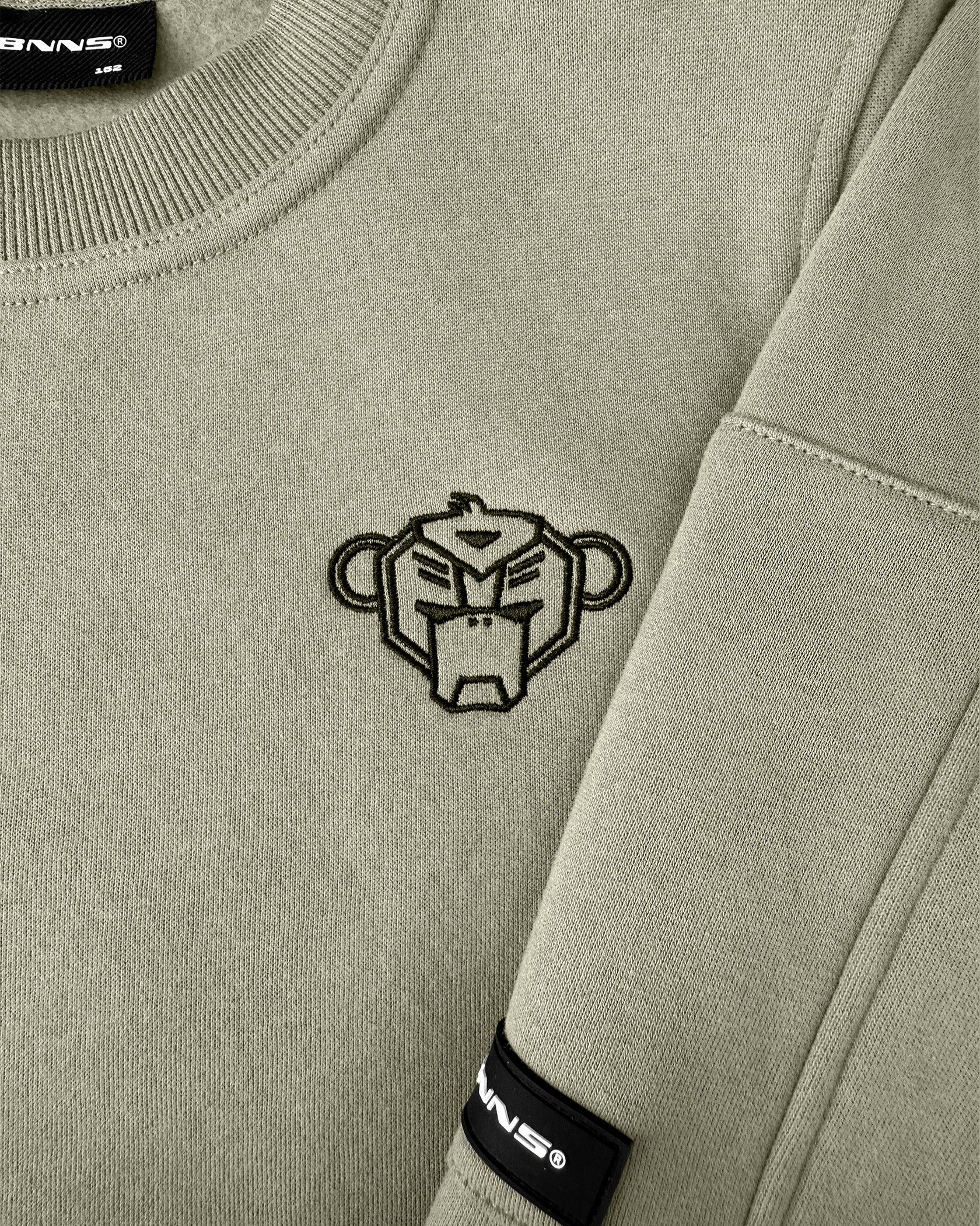 KIDS PLATE SWEATER | Green