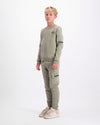 KIDS PLATE SWEATPANTS | Green