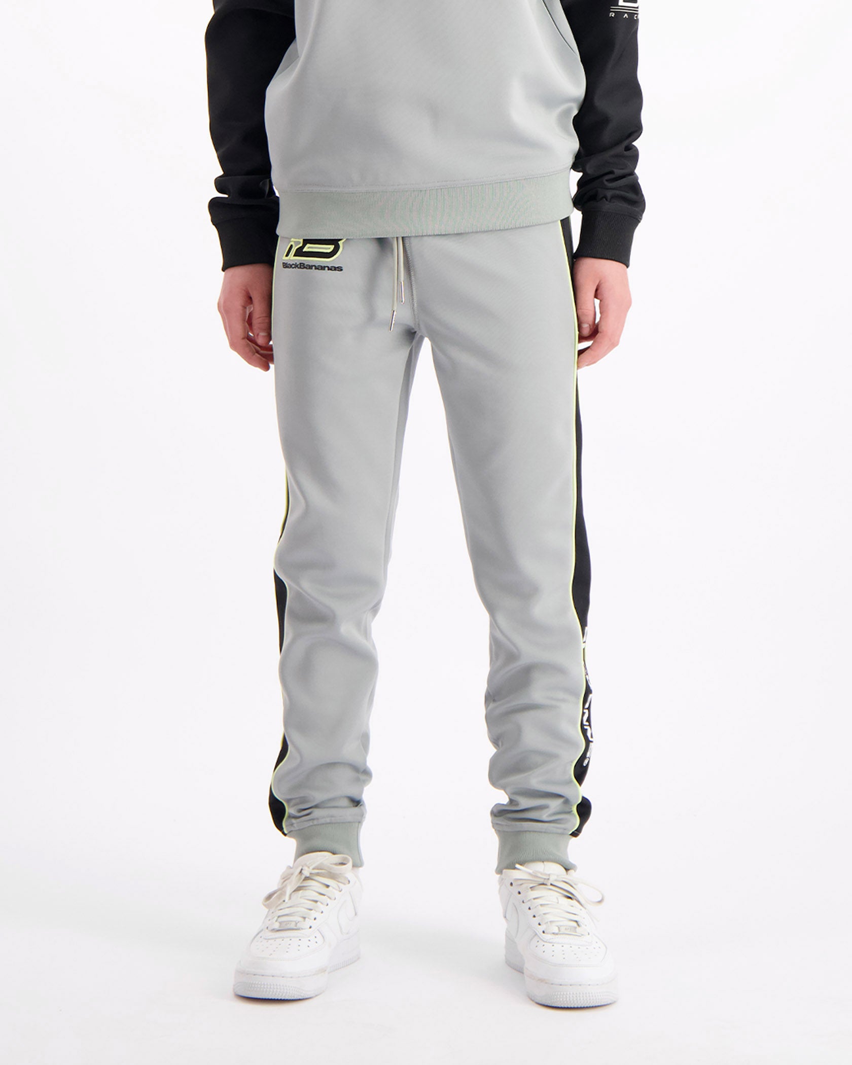 KIDS RACE TRACKPANTS | Grey