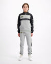 KIDS RACE TRACKSUIT | Grey