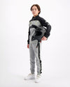 KIDS RACE TRACKSUIT | Grey