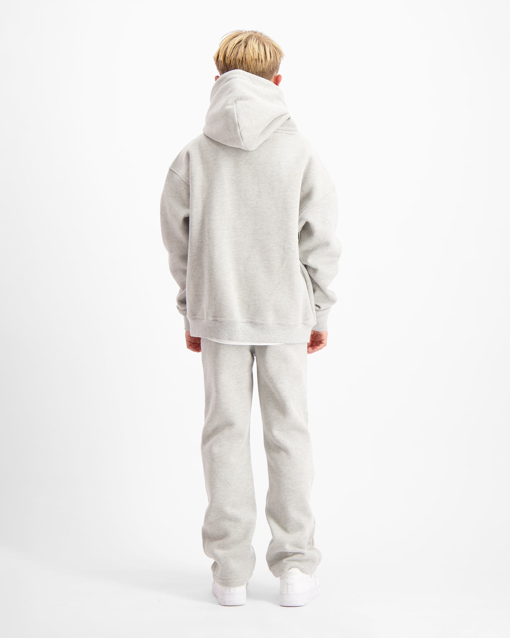 KIDS RIPPED MONOGRAM SWEATSUIT | Grey