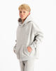 KIDS RIPPED MONOGRAM HOODIE | Grey
