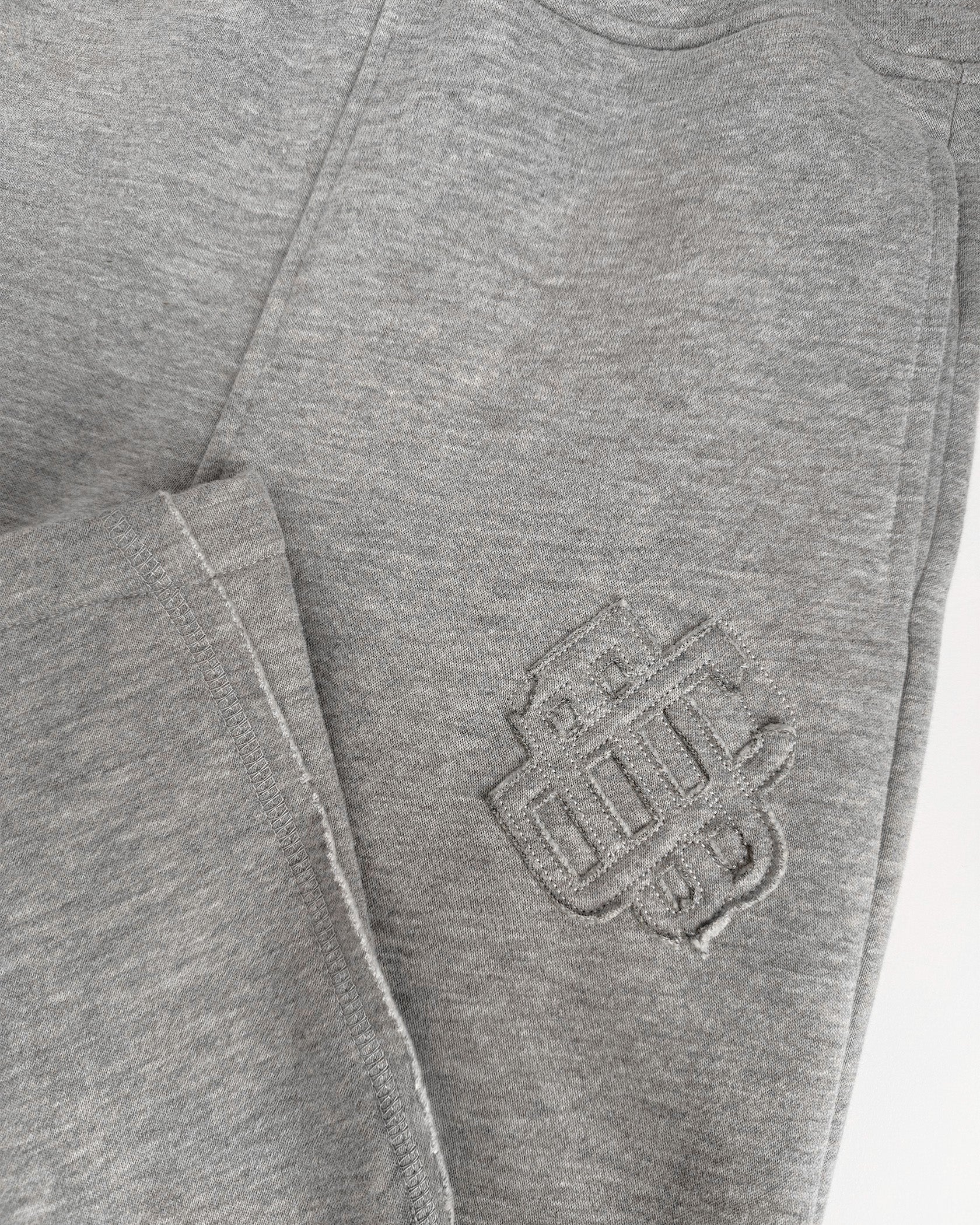 KIDS RIPPED MONOGRAM SWEATPANTS | Grey