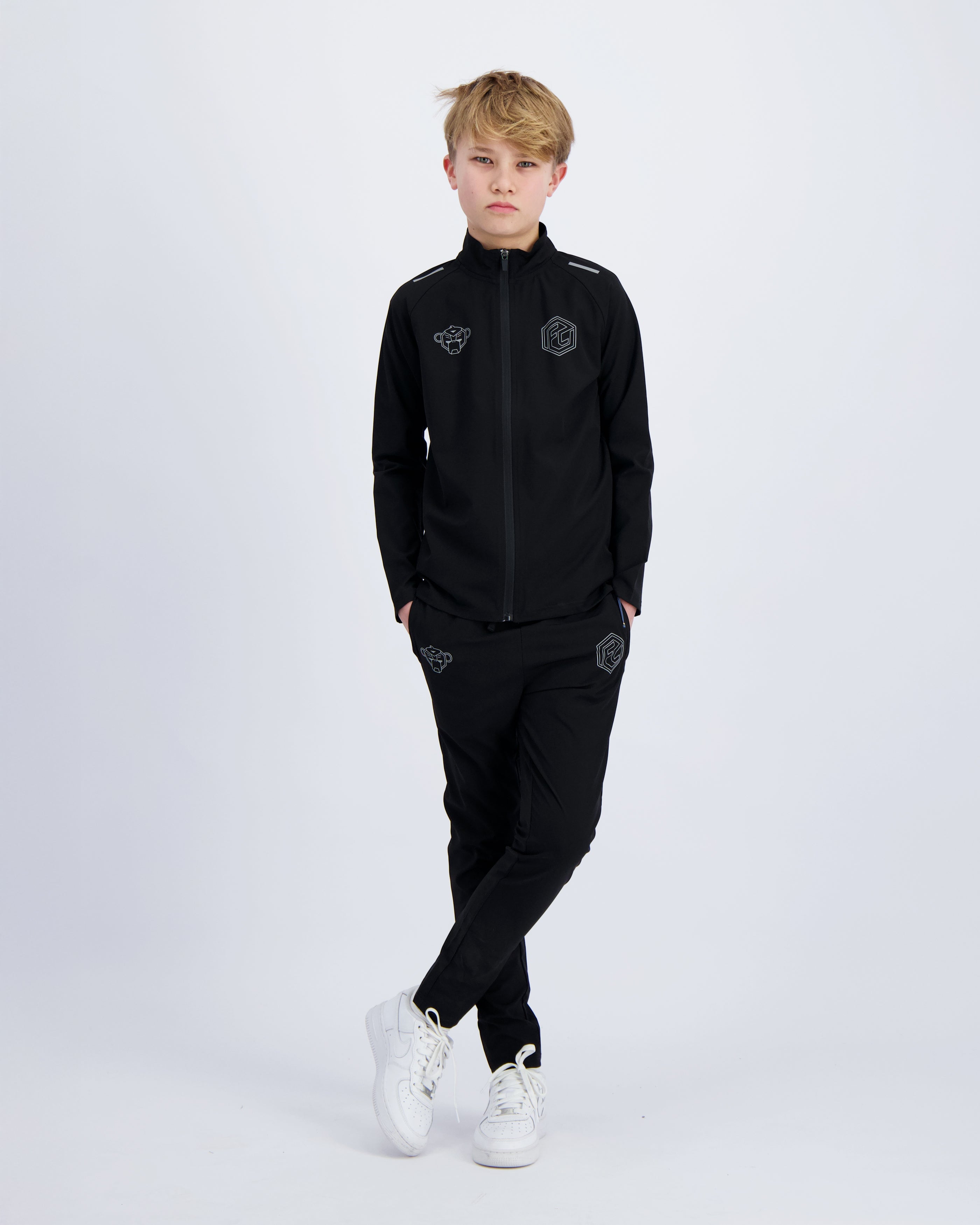KIDS SHIELD TRACKSUIT | Black