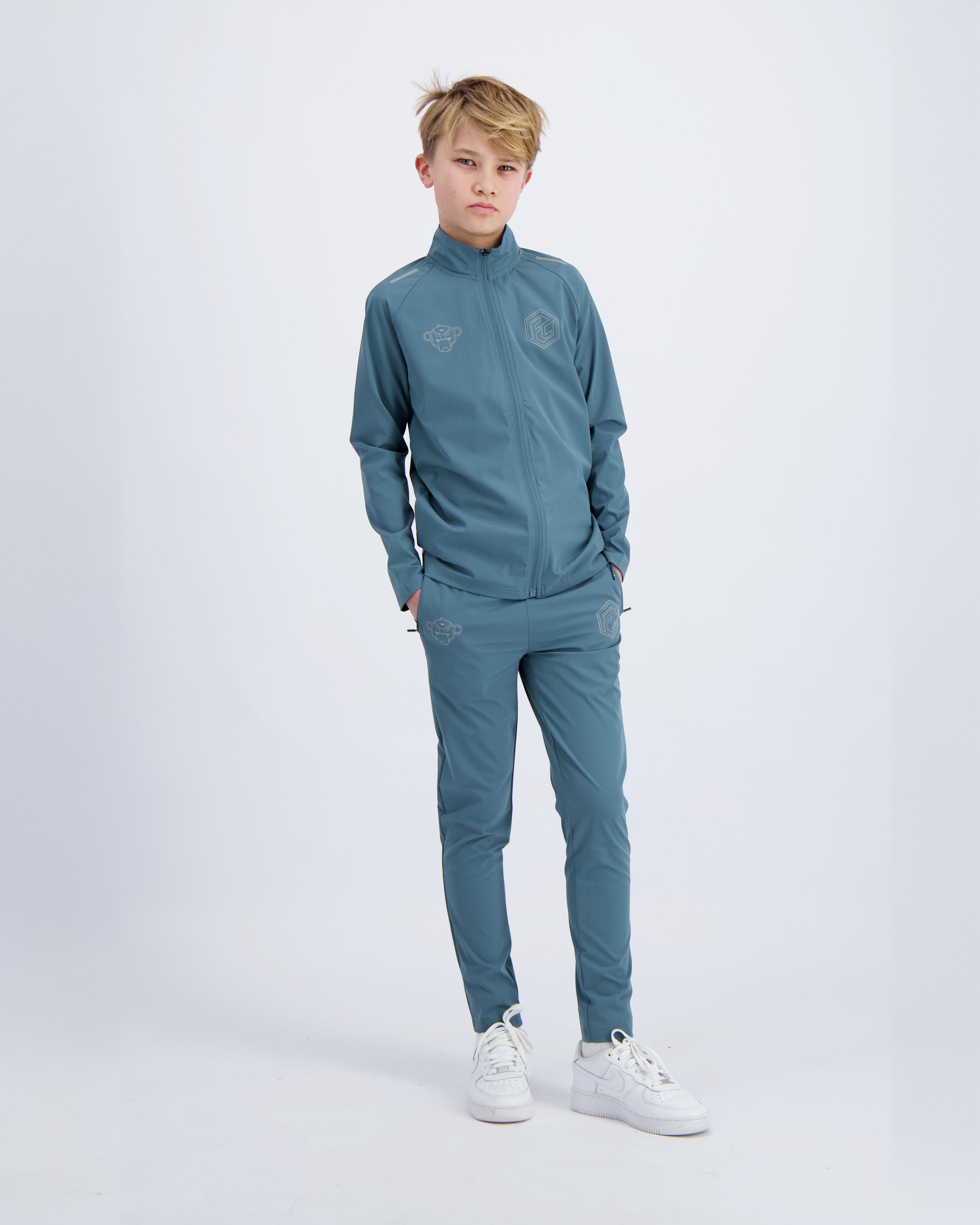 KIDS SHIELD TRACKSUIT | Mint Green