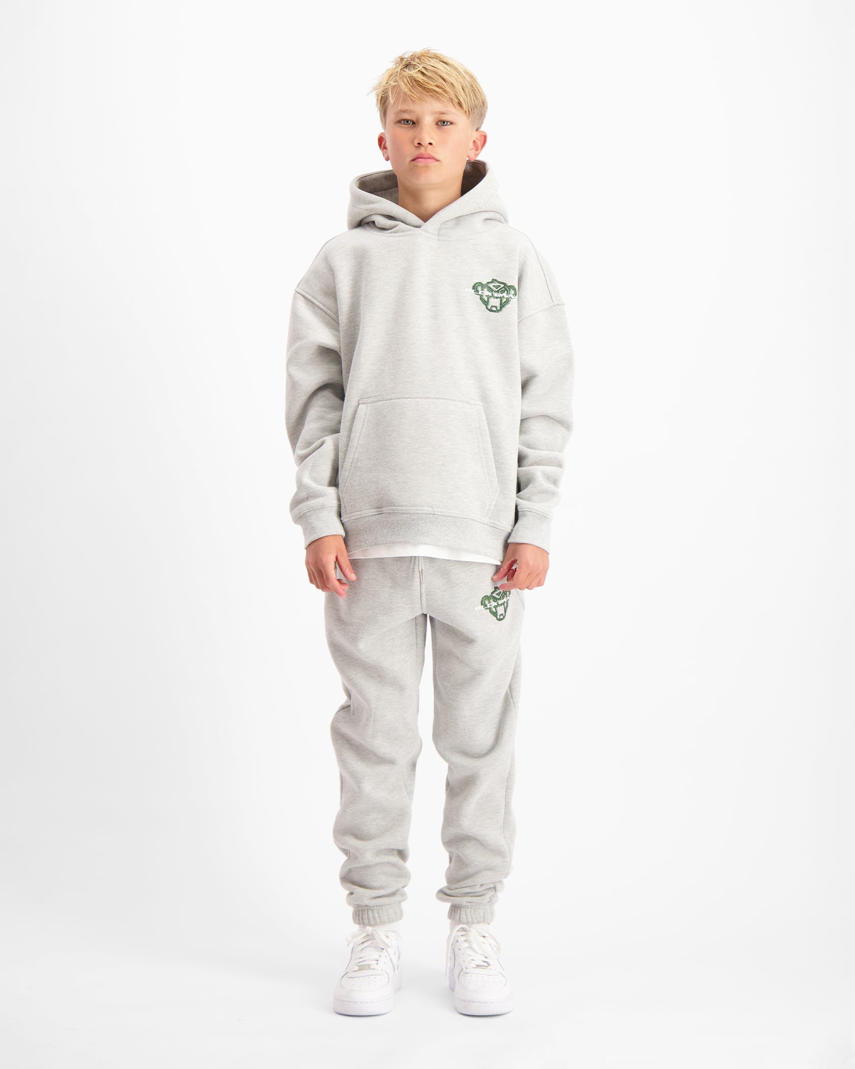 KIDS SKETCH SWEATSUIT | Melange Grey