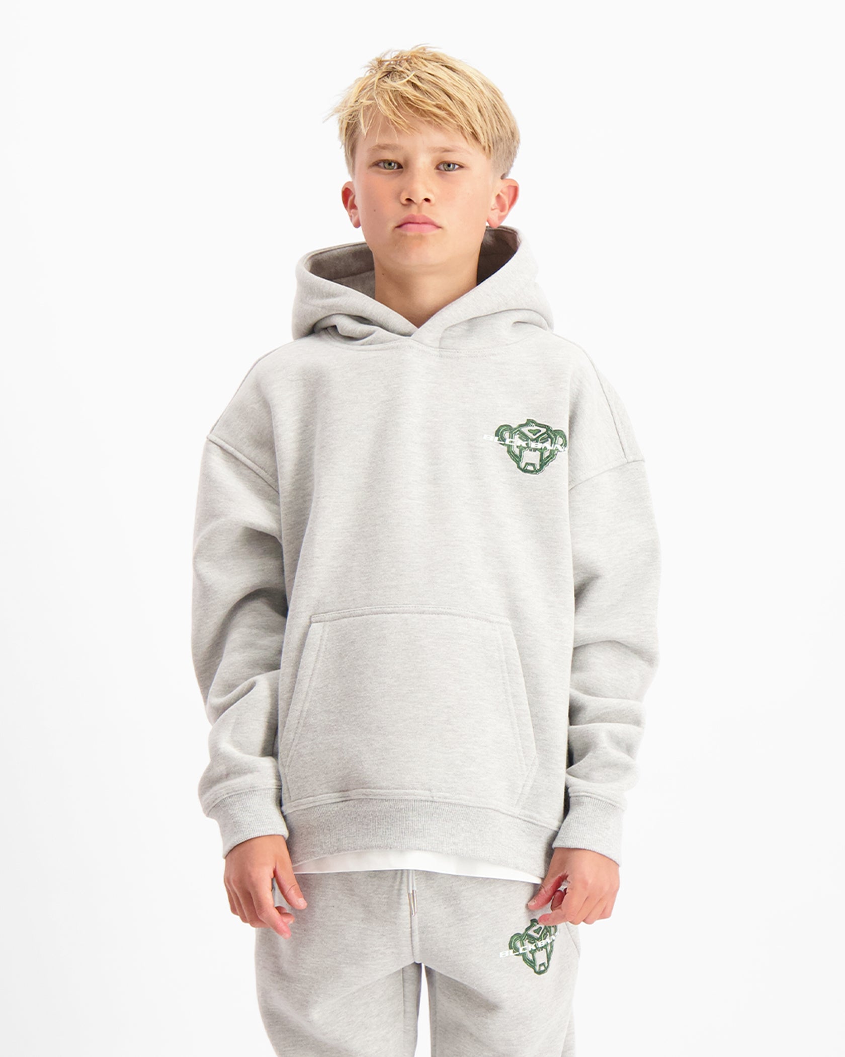 KIDS SKETCH SWEATSUIT | Melange Grey