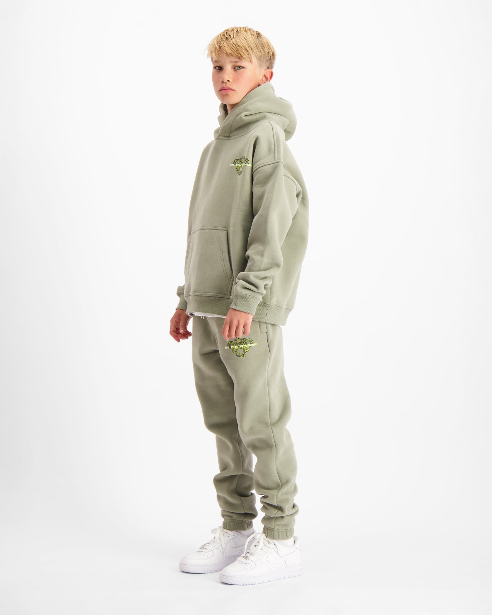 KIDS SKETCH SWEATSUIT | Green
