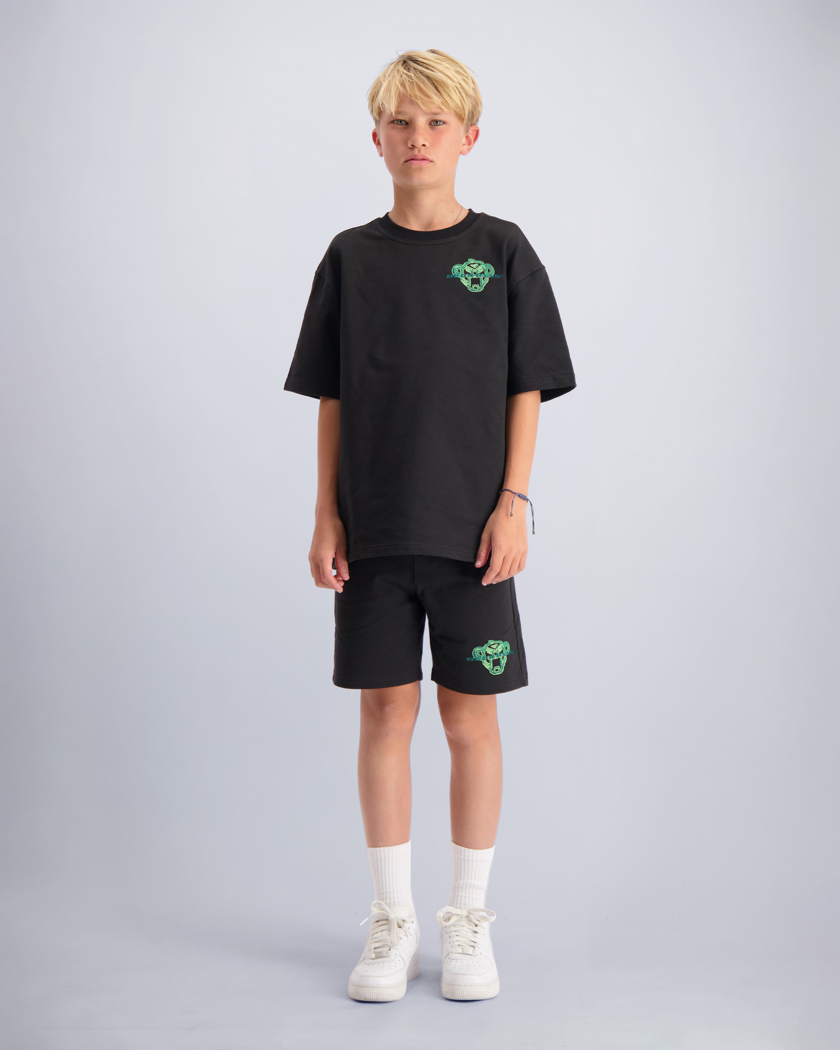 KIDS SKETCH TWINSET | Schwarz