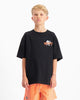 KIDS SPRAYED T-SHIRT | Black
