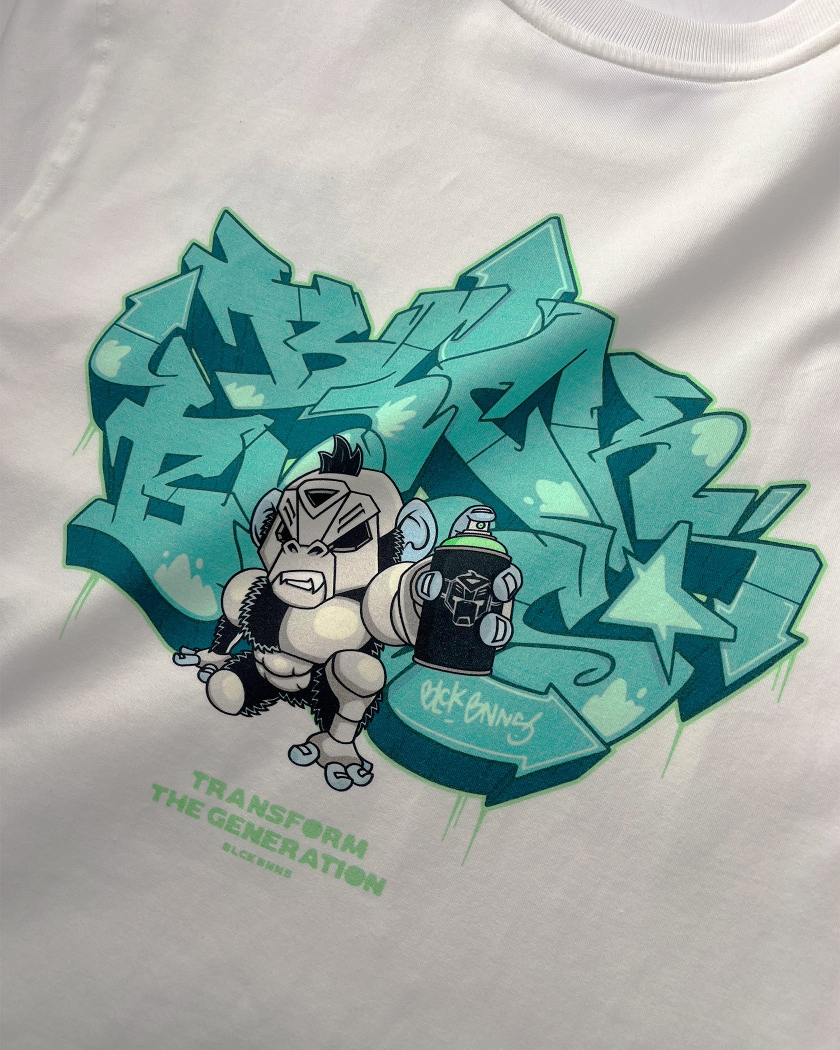 KIDS SPRAYED T-SHIRT | White