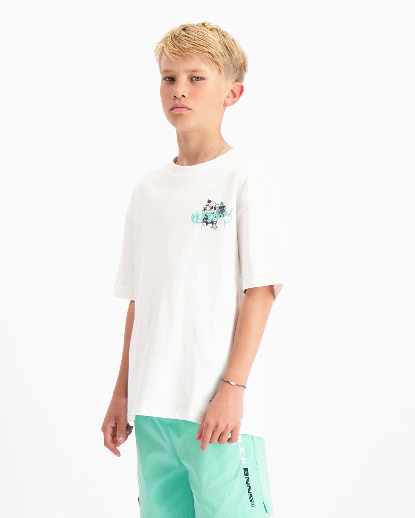 KIDS SPRAYED T-SHIRT | White