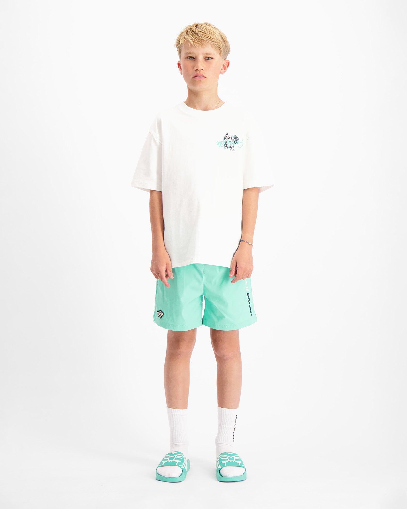 KIDS SPRAYED T-SHIRT | White