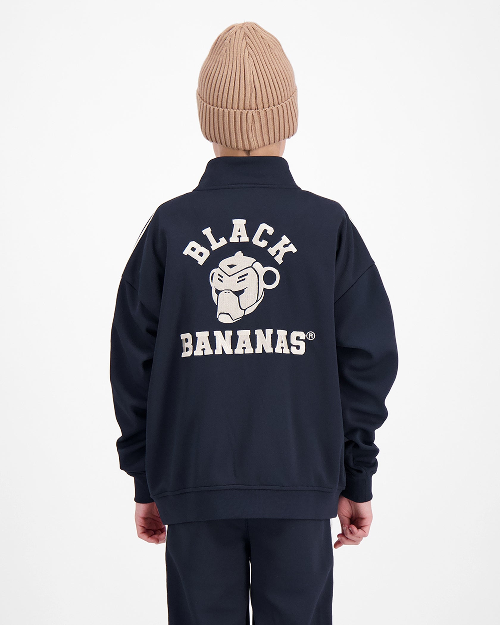 KIDS TAPED VARSITY TRACKSUIT | Navy