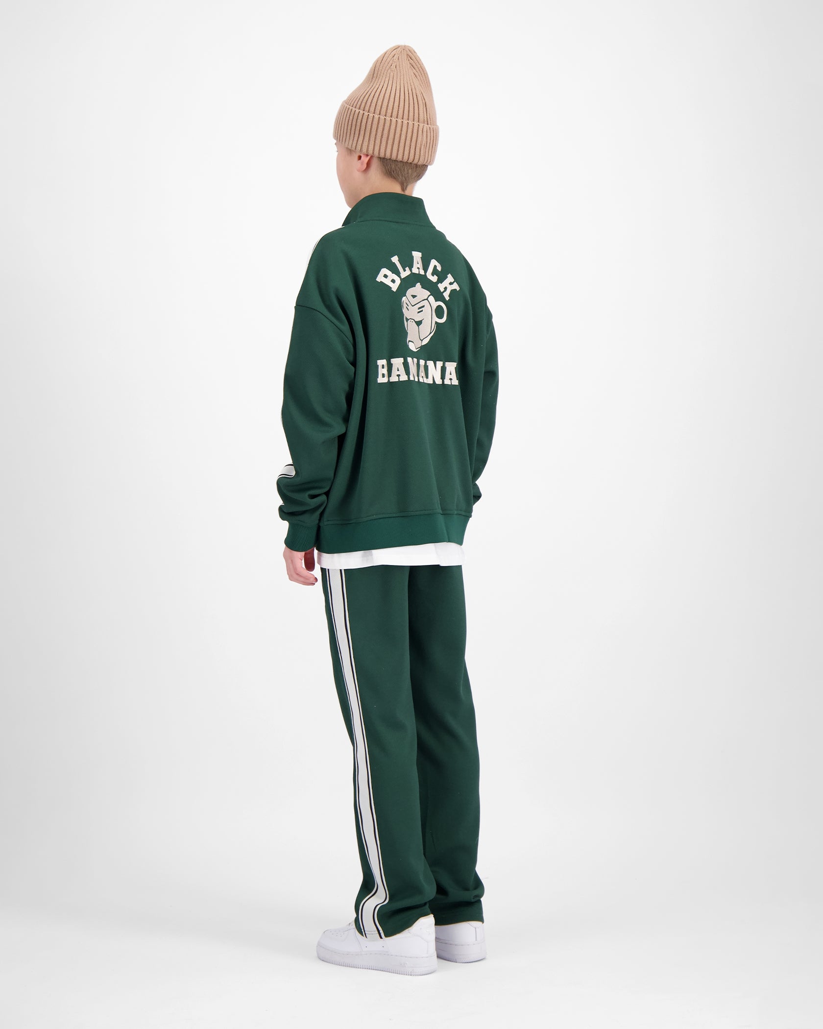 KIDS TAPED VARSITY TRACKSUIT | Green