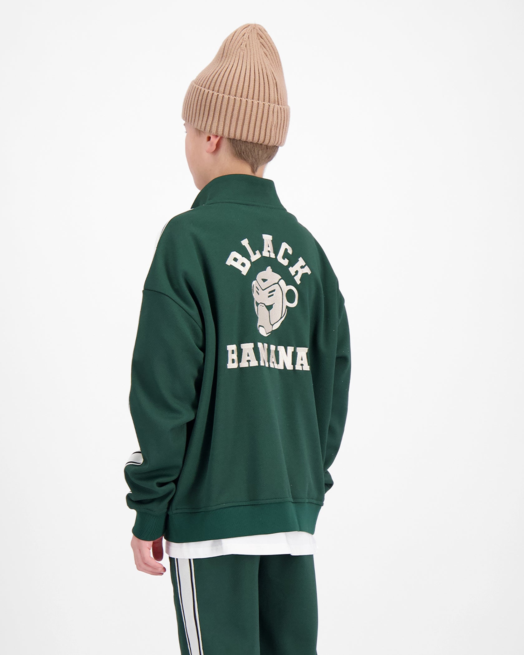 KIDS TAPED VARSITY TRACKSUIT | Green