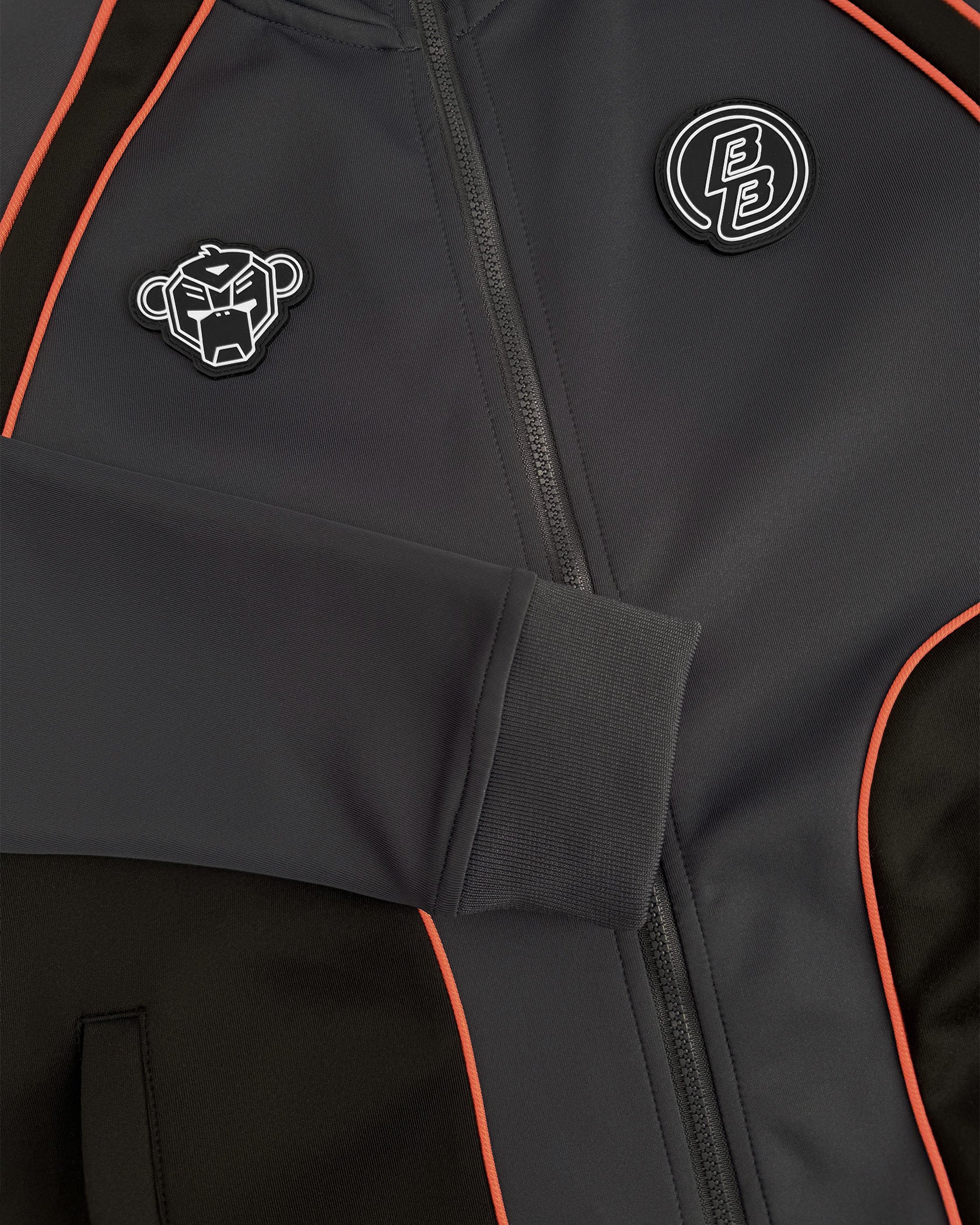 KIDS TEAR TRACKTOP | Charcoal