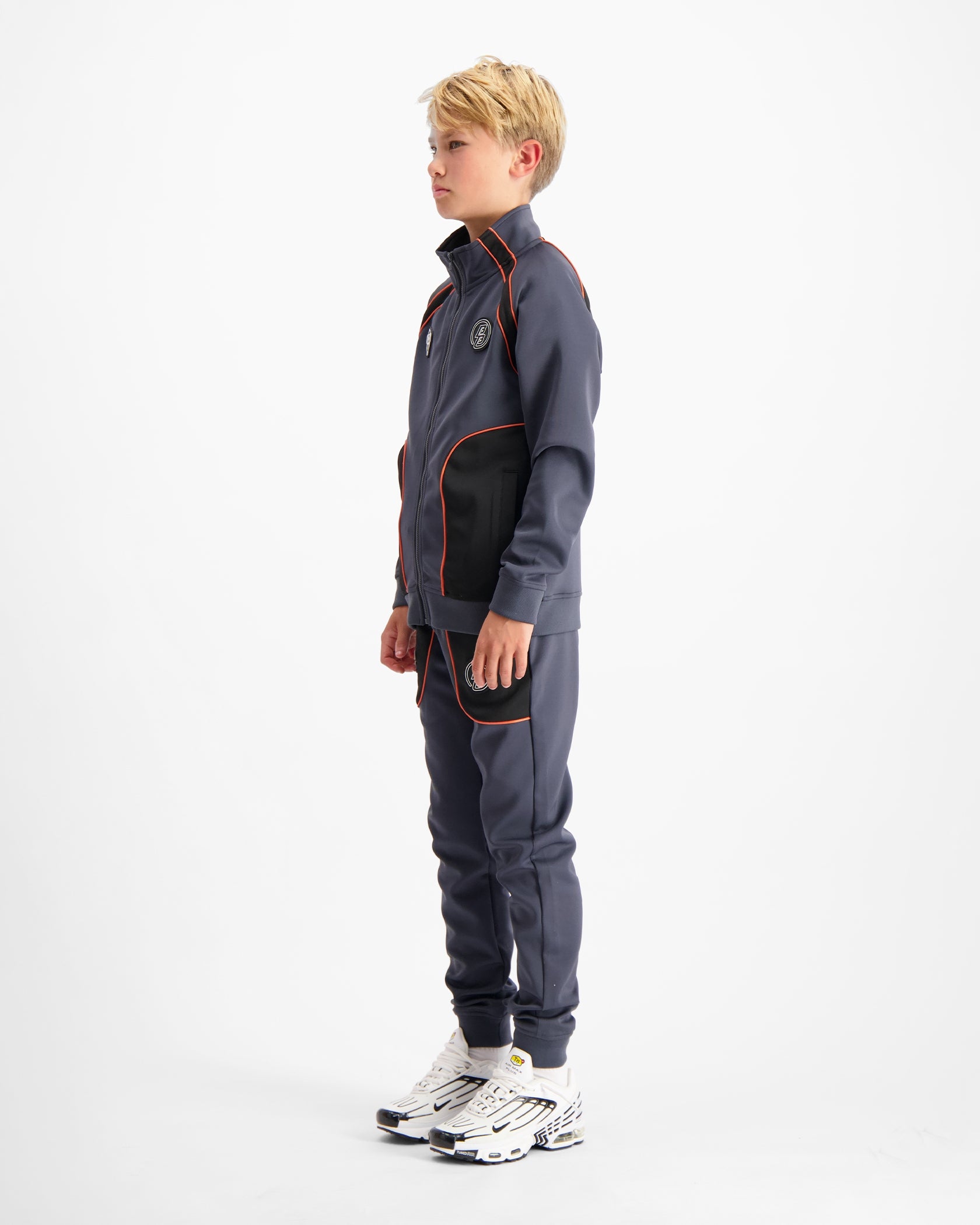 KIDS TEAR TRACKSUIT | Charcoal