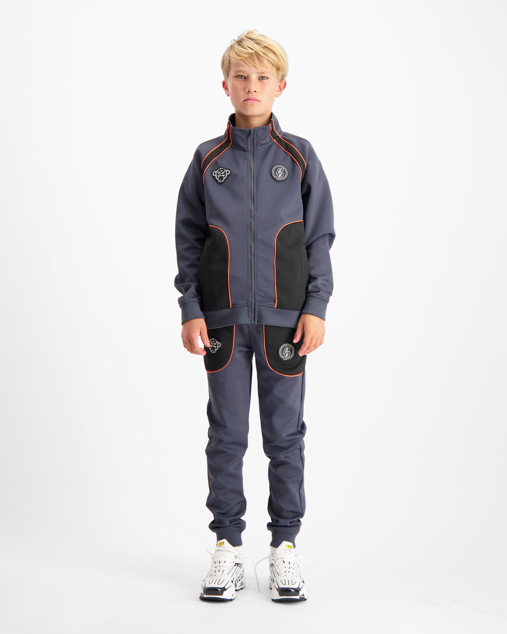 KIDS TEAR TRACKPANTS | Charcoal