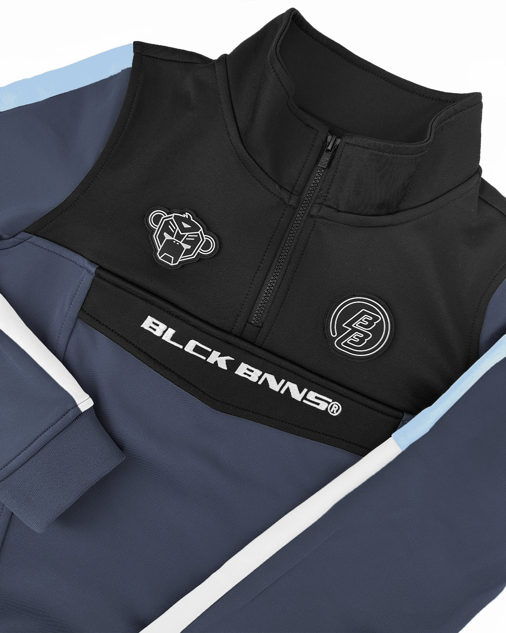 KIDS VICTORY TRACKTOP | Grey – Black Bananas