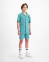 KIDS WAFFLE SHIRT | Green