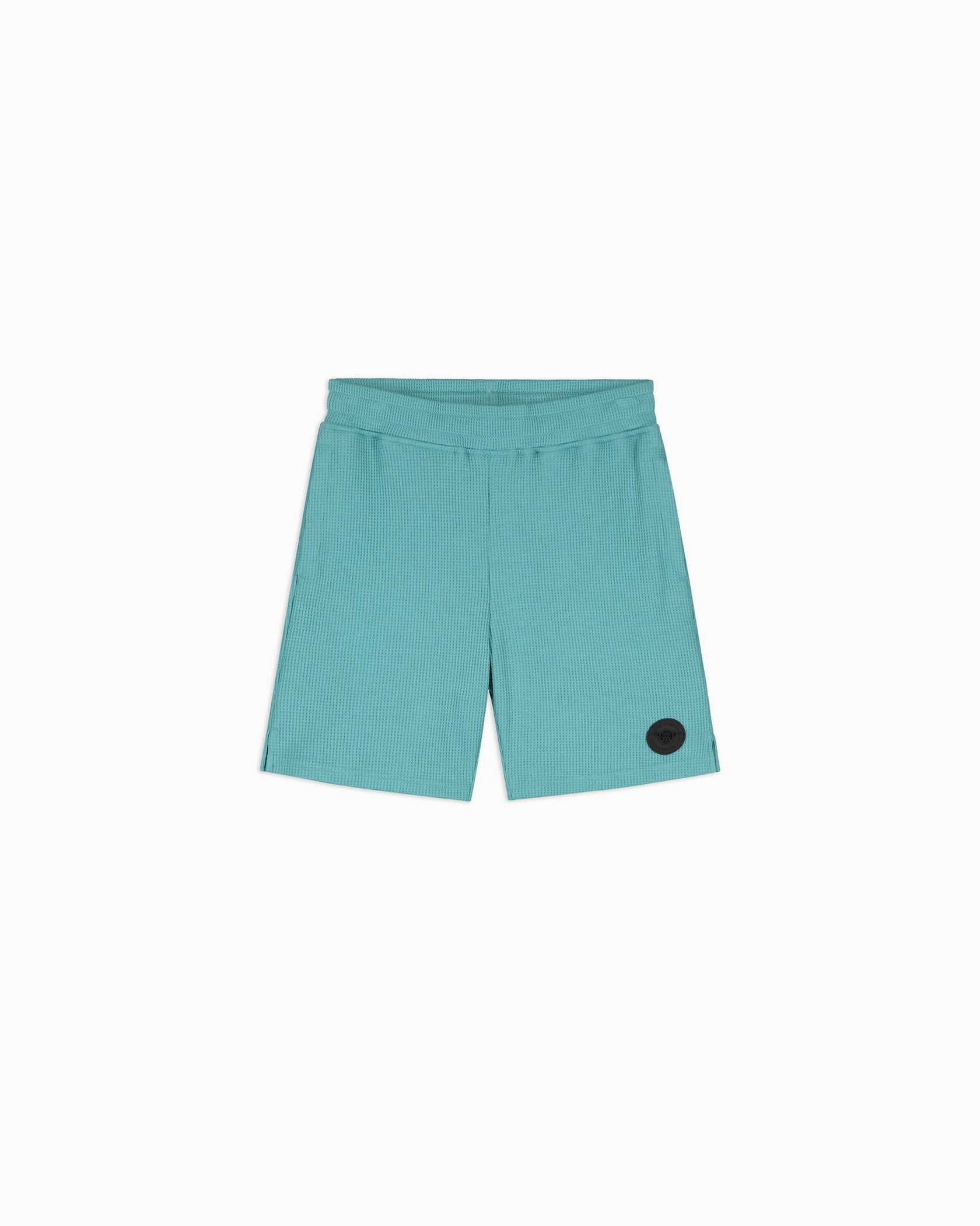 KIDS WAFFLE SHORTS | Green