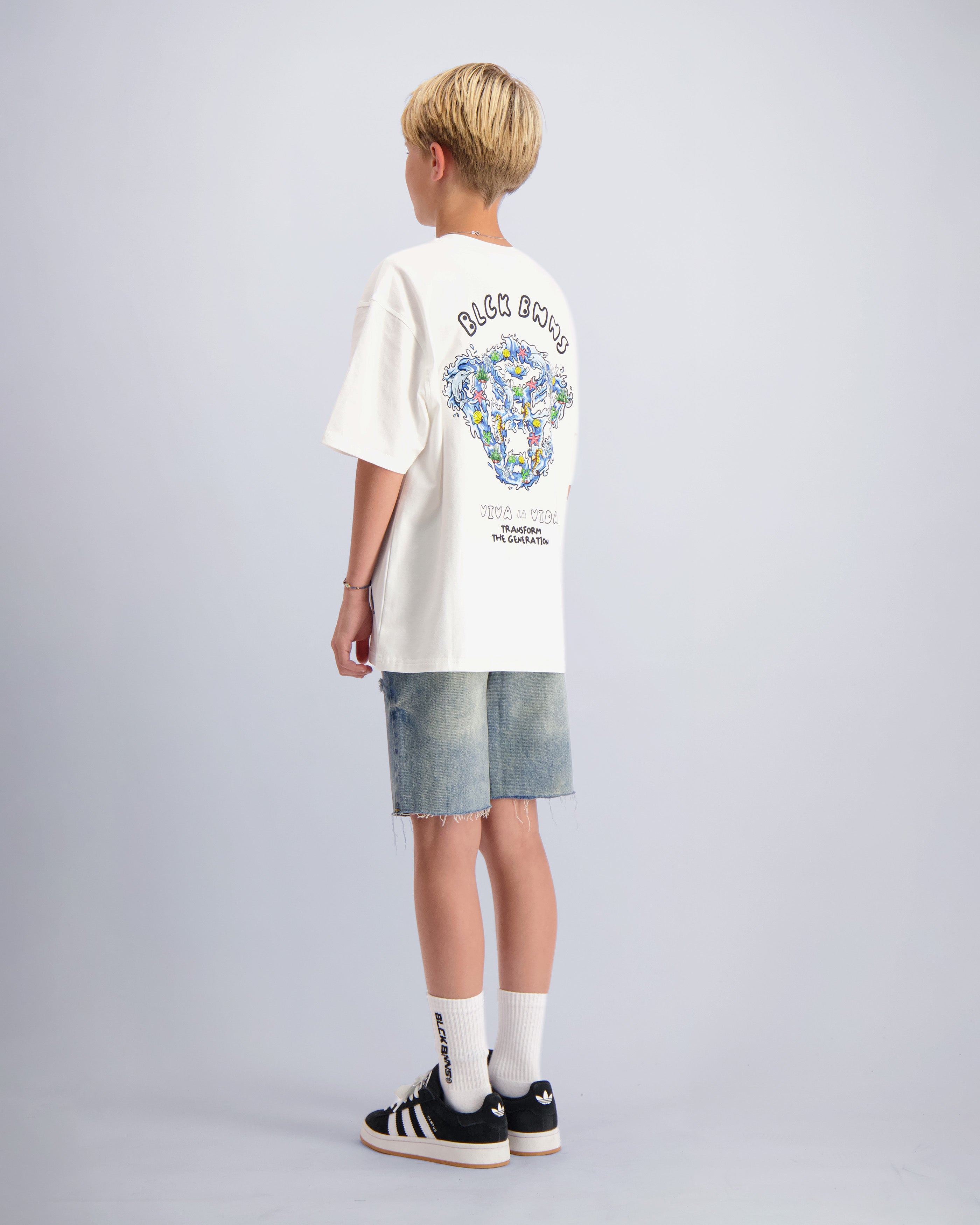 KIDS WAVE T-SHIRT | Weiß