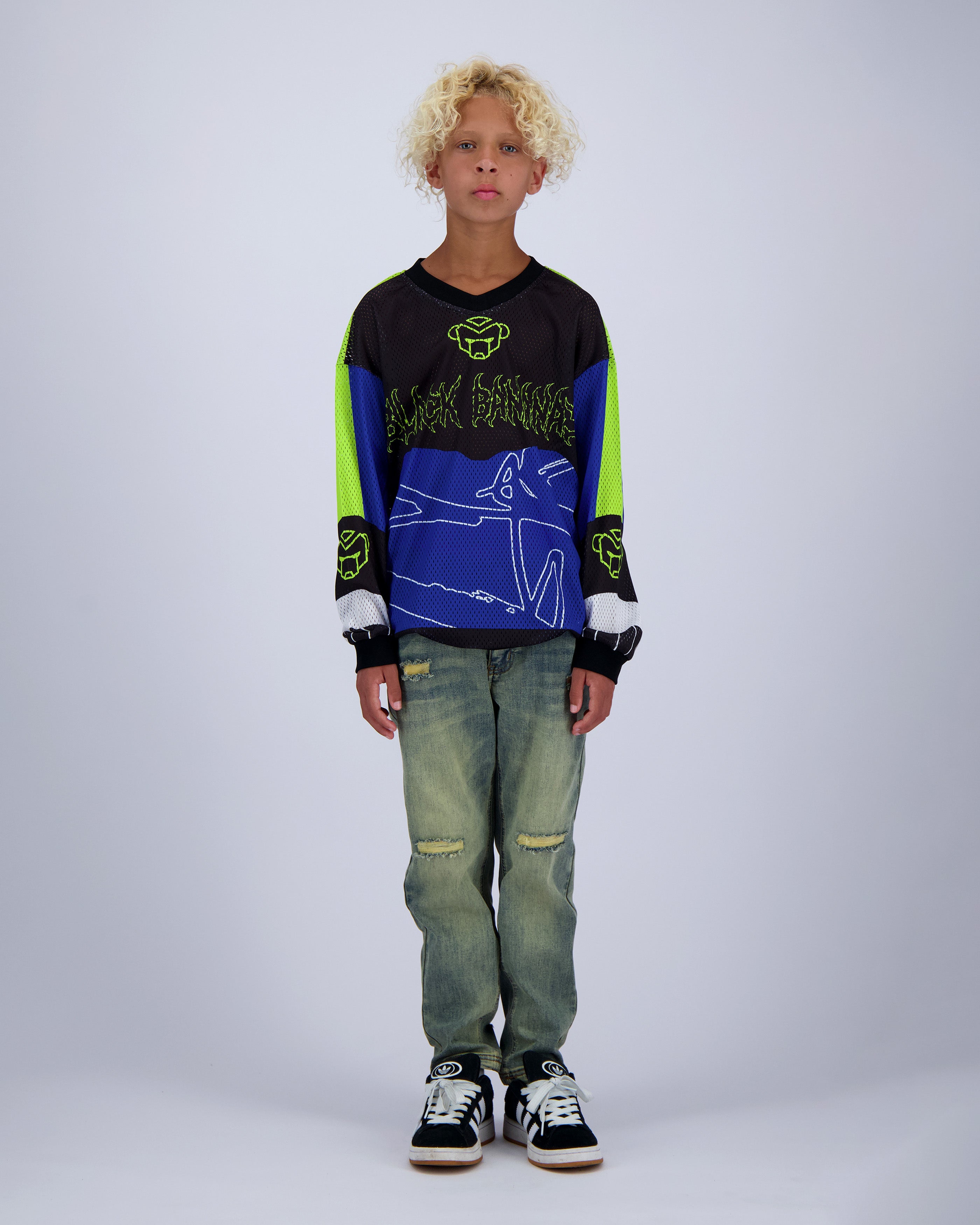 KIDS RIDE LONGSLEEVE | Blue