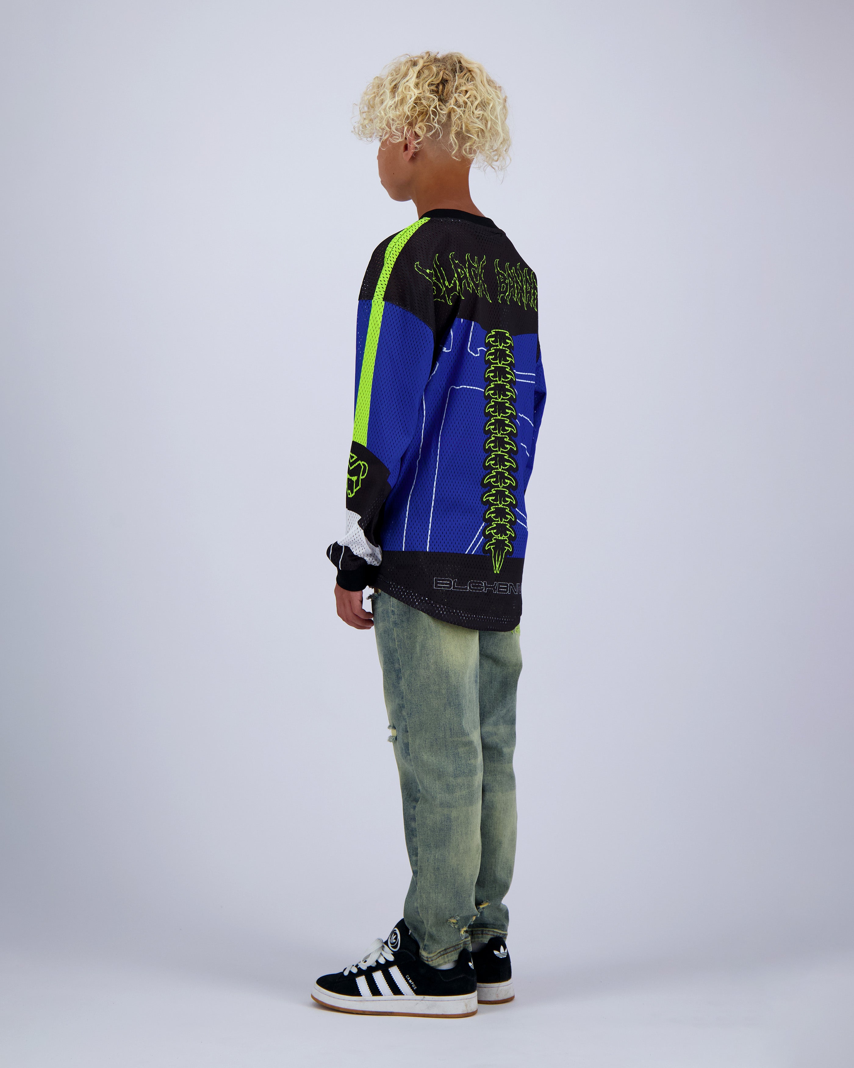 KIDS RIDE LONGSLEEVE | Blue
