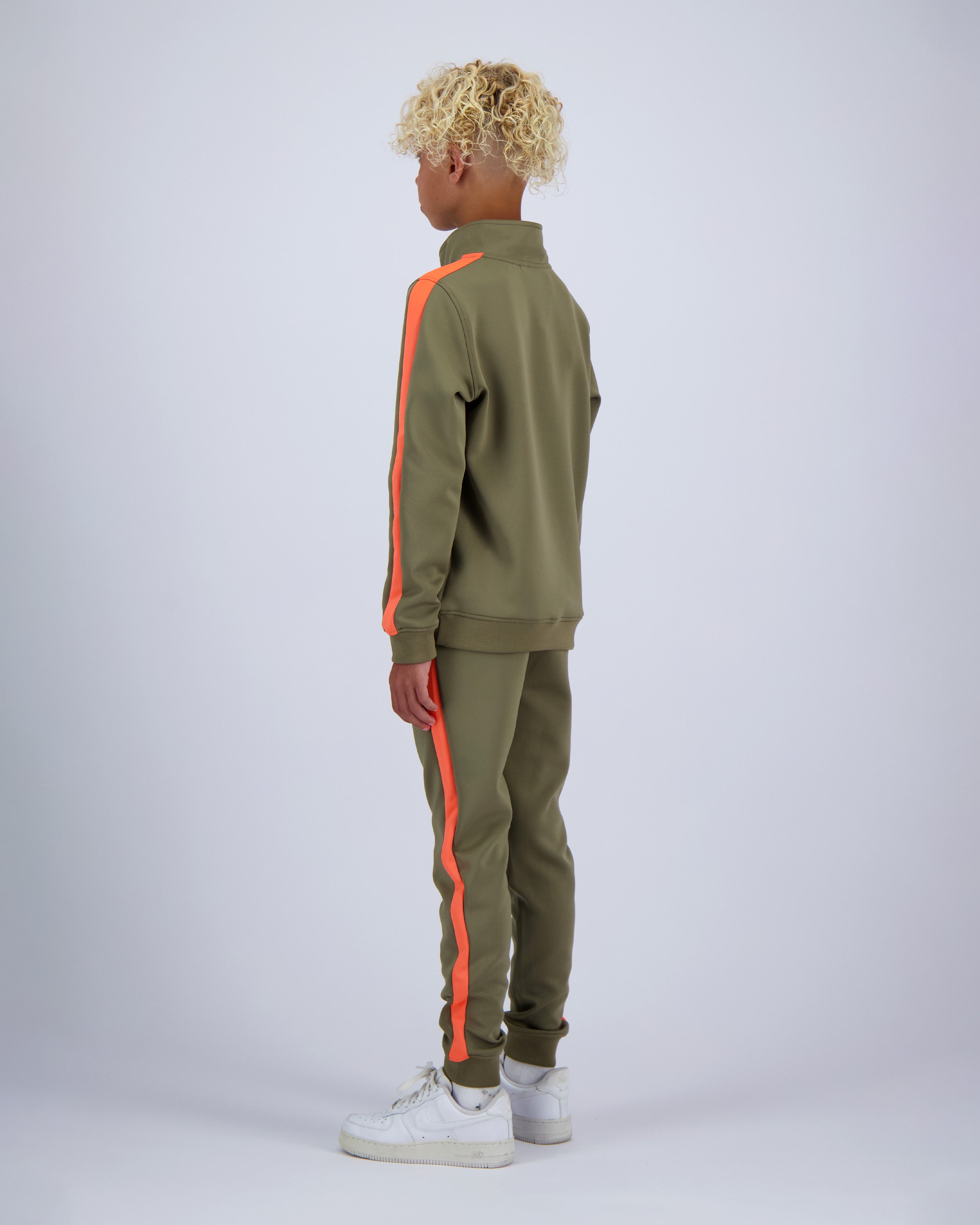 KIDS ZIP UP TRACKSUIT | Green