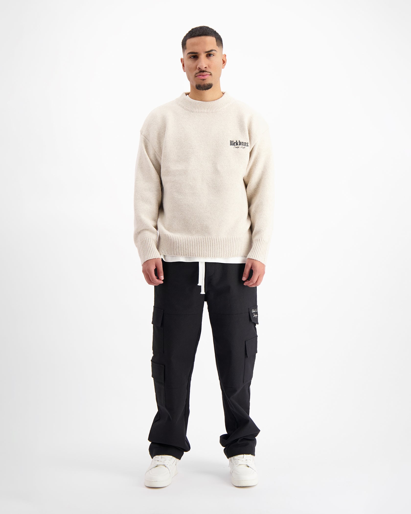 KNITTED SWEATER | Beige