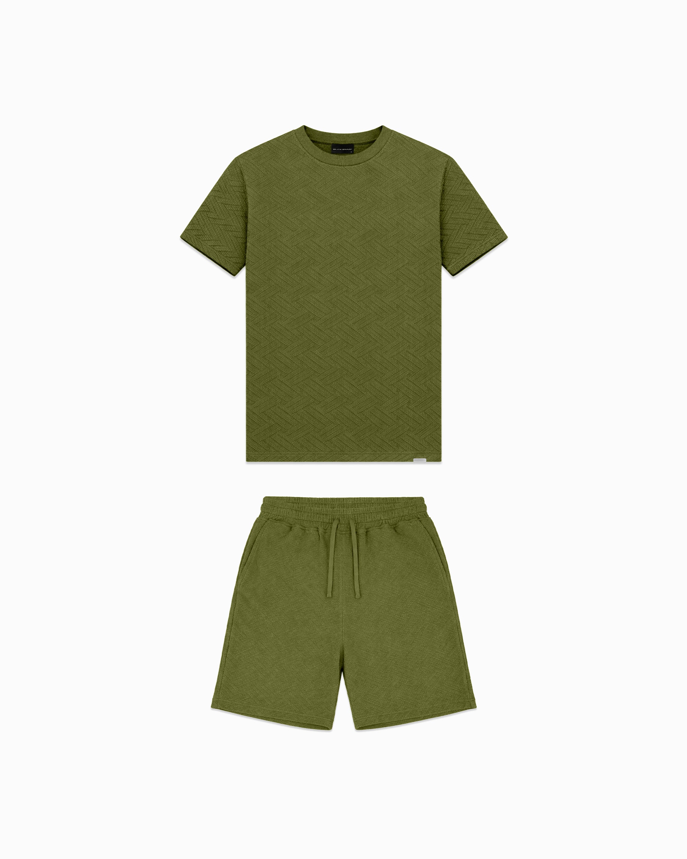 GEBREIDE TWINSET  Groen