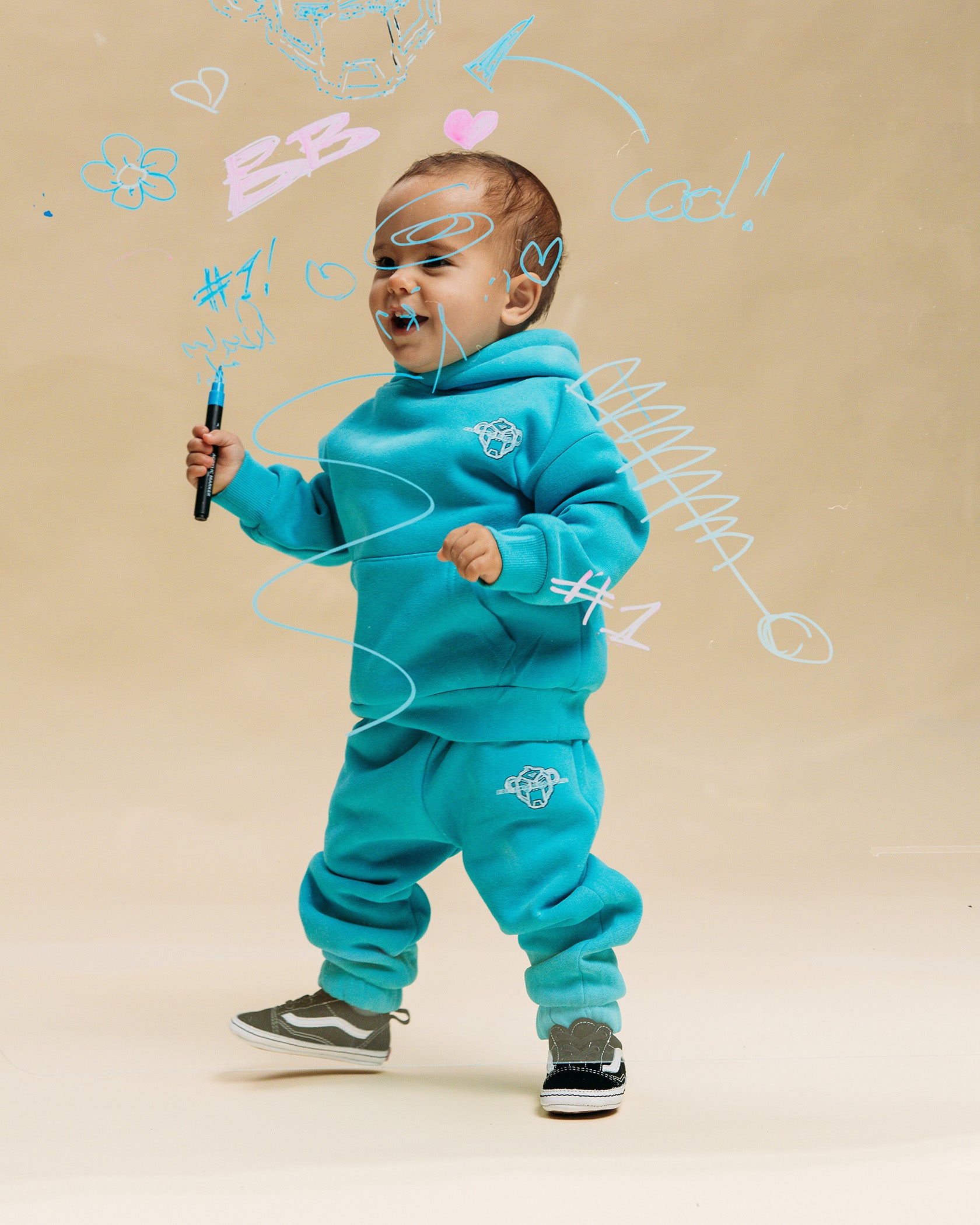 MC SKETCH SWEATSUIT | Blue