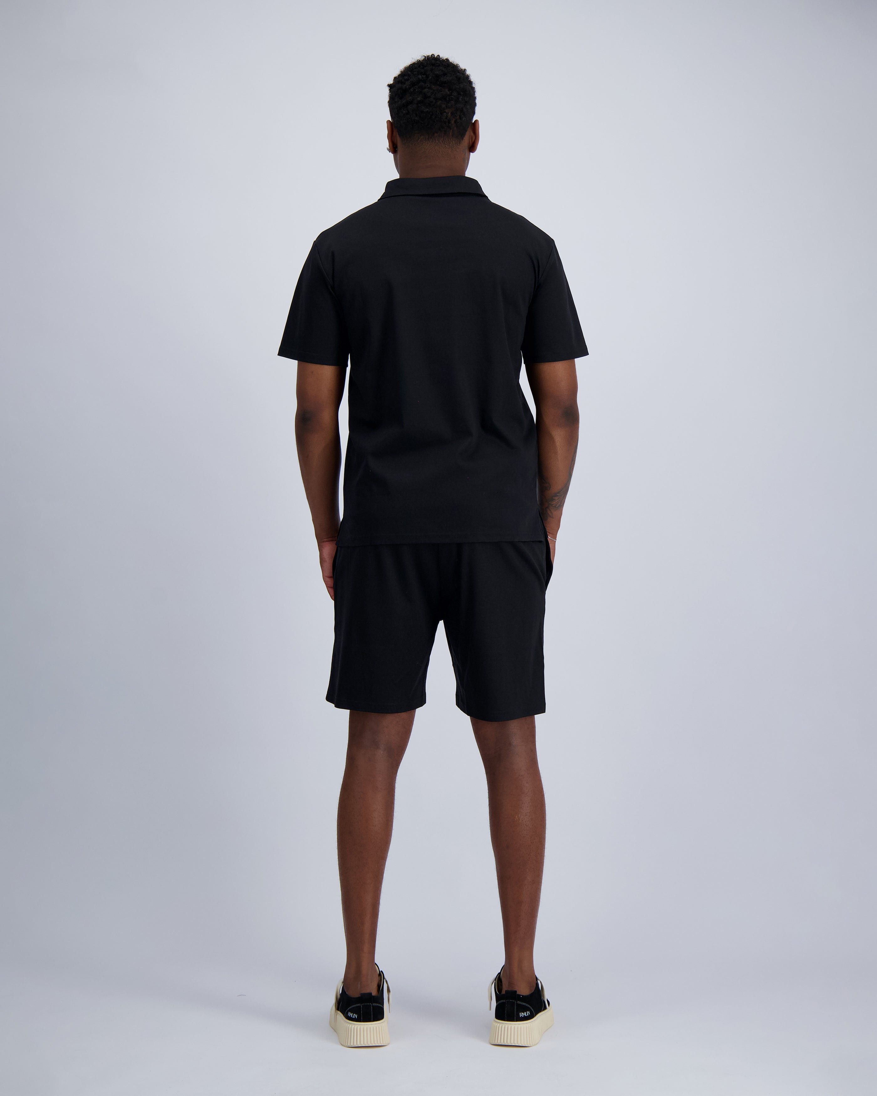 MERCERISIERTES POLO-TWINSET | Schwarz