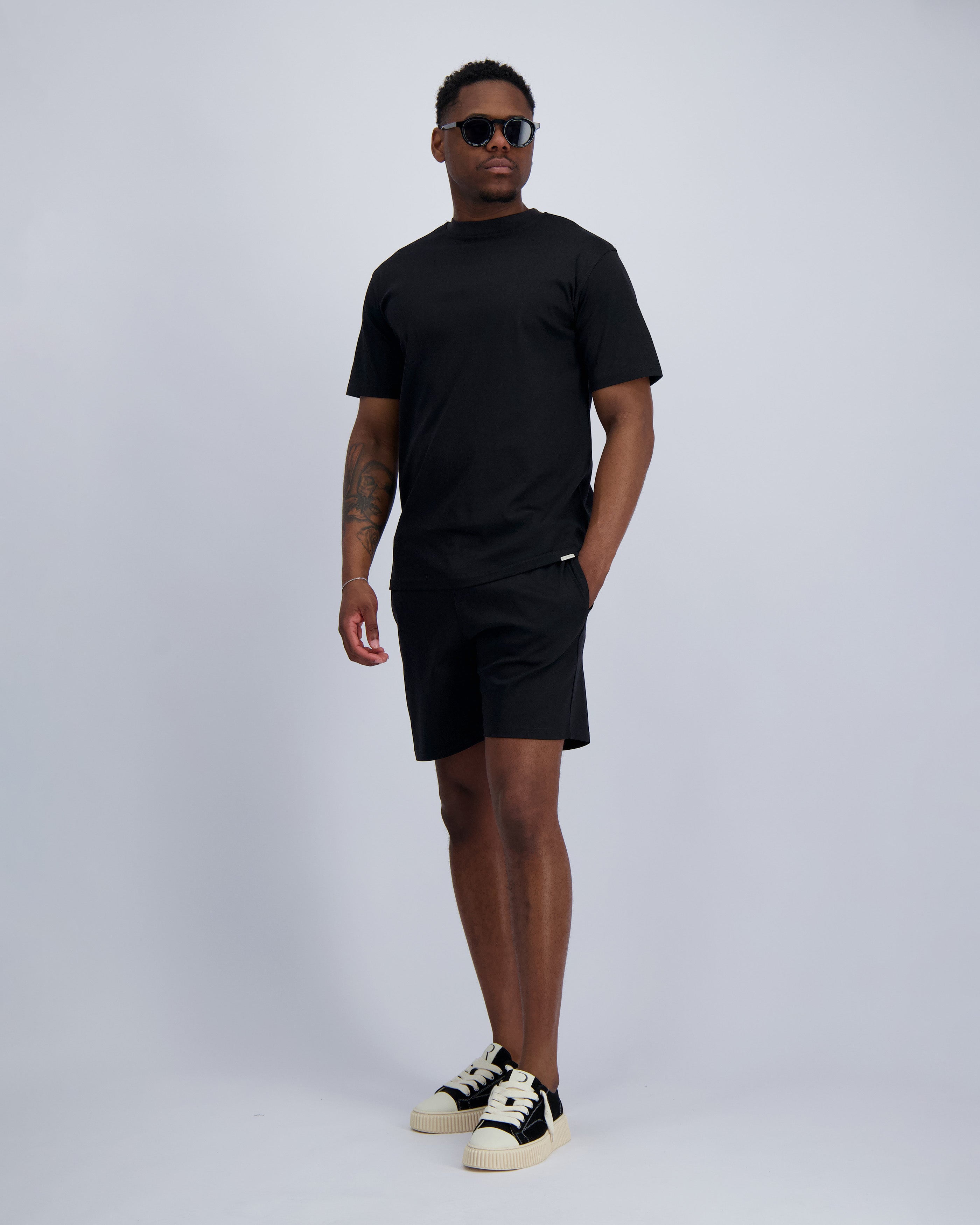 Camiseta mercerizada Camiseta | Negro