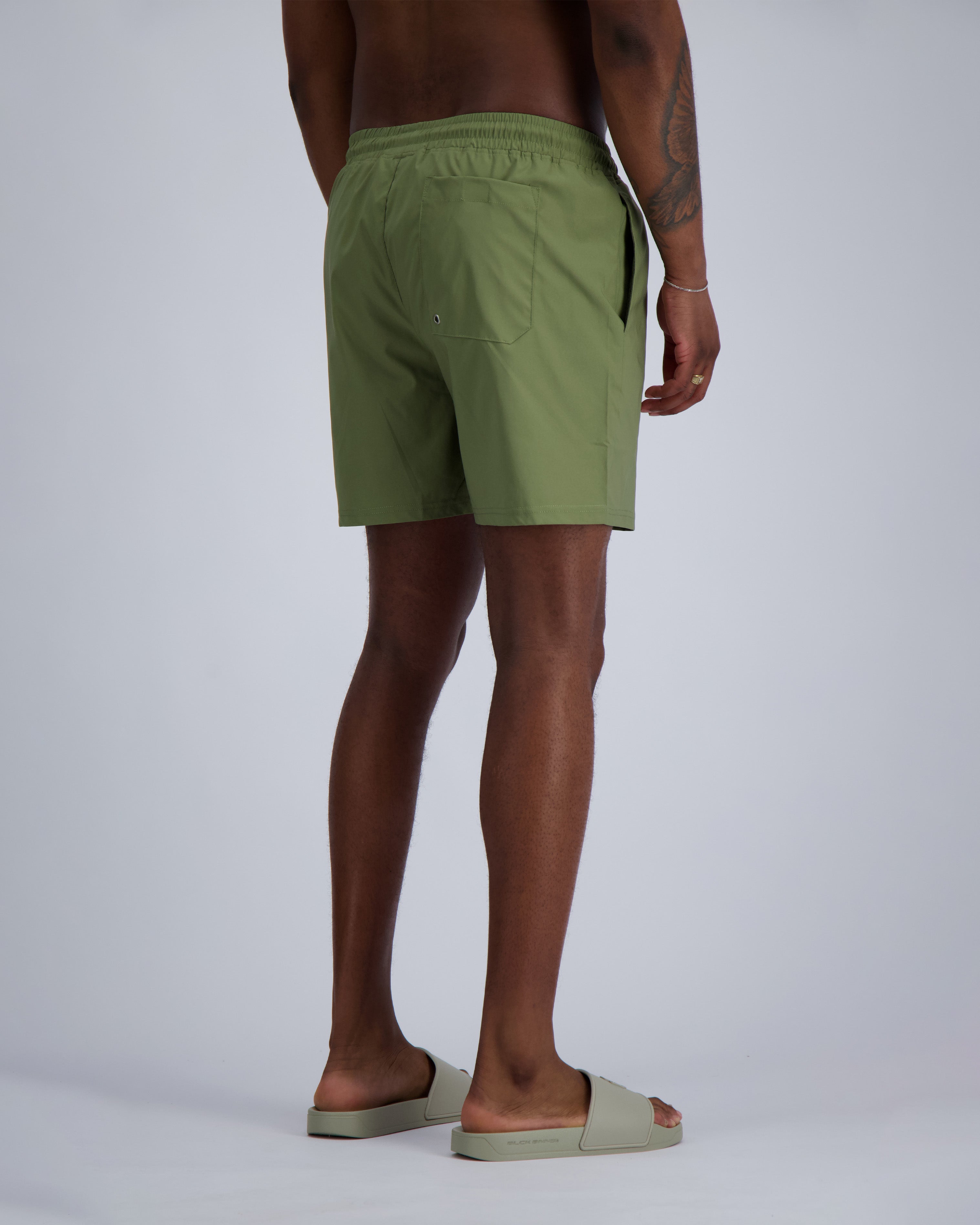 MONOGRAM PLATE SWIMSHORTS | Green
