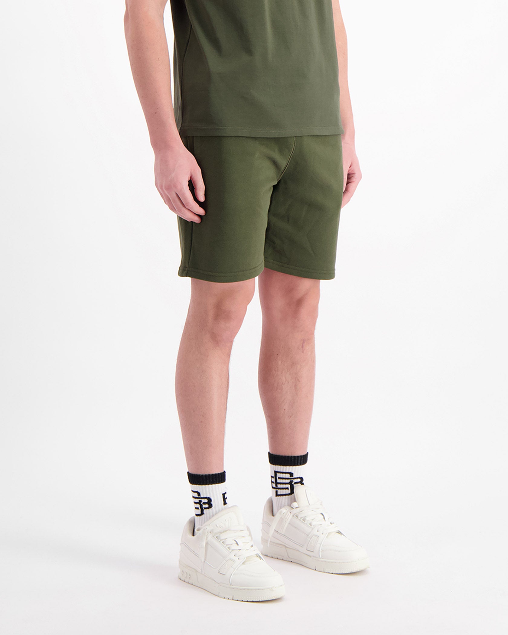 MONO RELAX SWEATSHORTS | Green