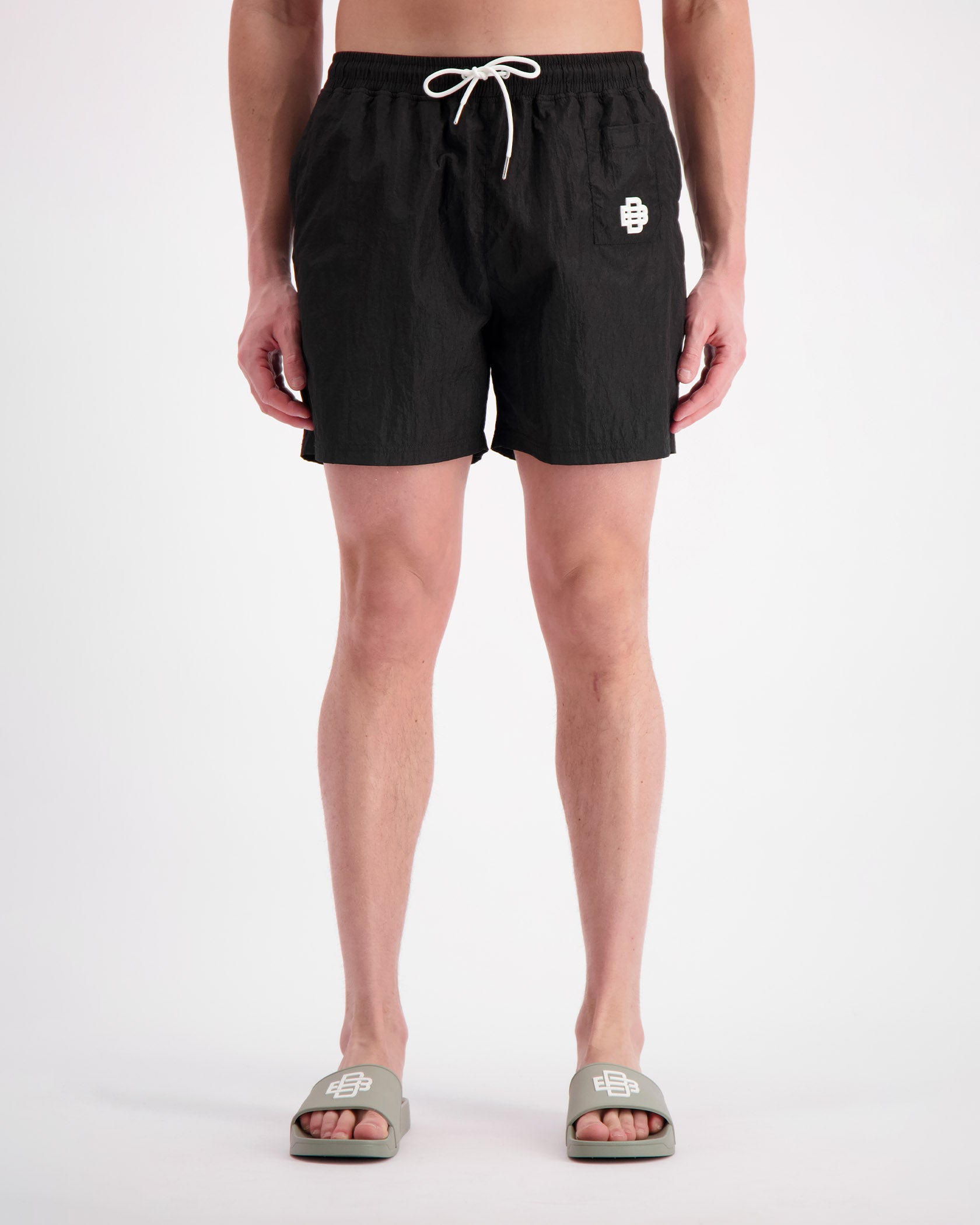 MONOGRAM SWIMSHORTS | Black