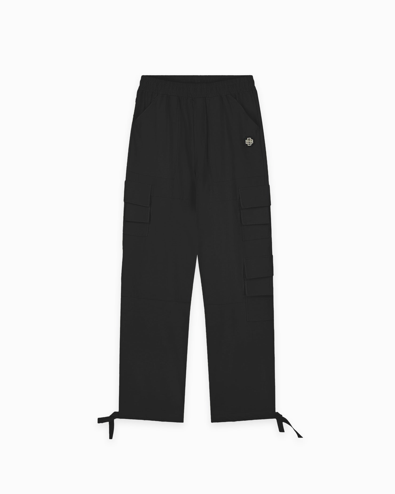 MONOGRAM TECH CARGO PANTS | Black