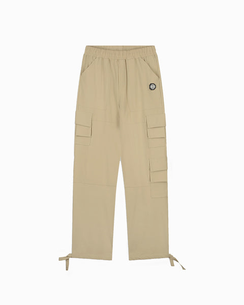 MONOGRAM TECH CARGO PANTS | Sand – Black Bananas