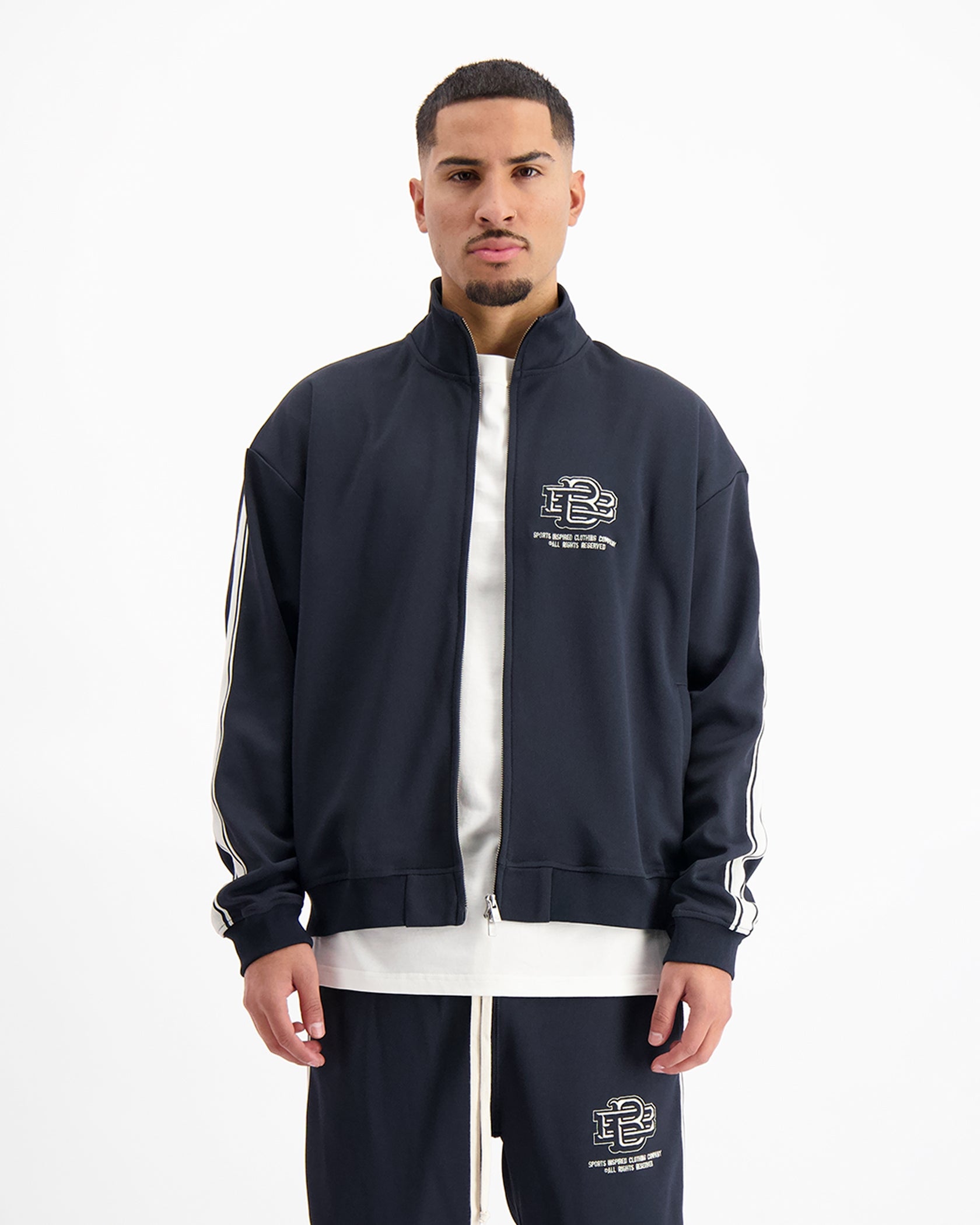 MONOGRAM TRACKTOP | Navy