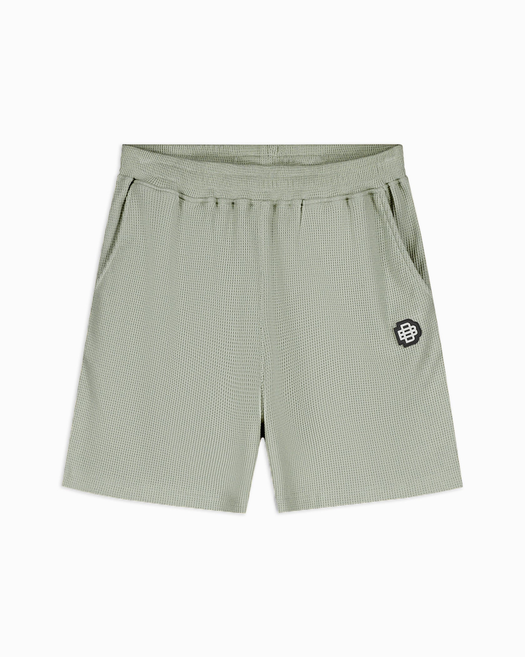 MONOGRAM WAFFLE SHORTS | Green