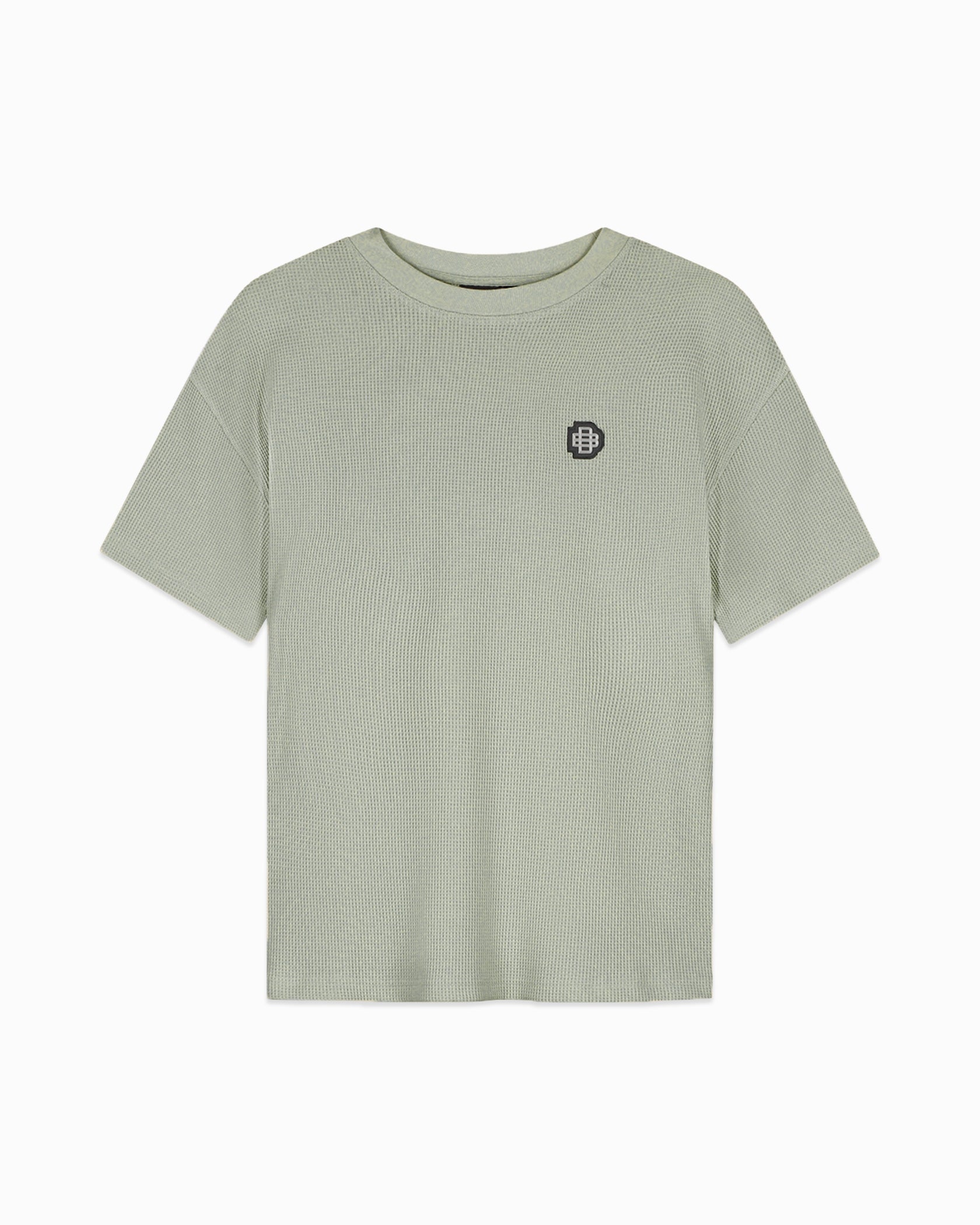 MONOGRAM WAFFLE T-SHIRT | Green